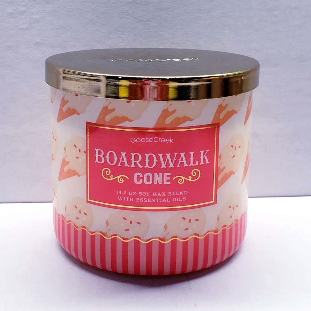 Goose Creek BOARDWALK CONE Large 3-Wick Scented Candle, 14.5 oz